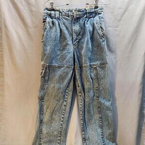 Vintage Rare Bugle Boy Toxic Alert Acid‎ Washed Jeans Size 30x32